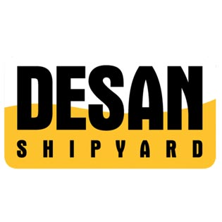 8 silver desan shipyard logo
